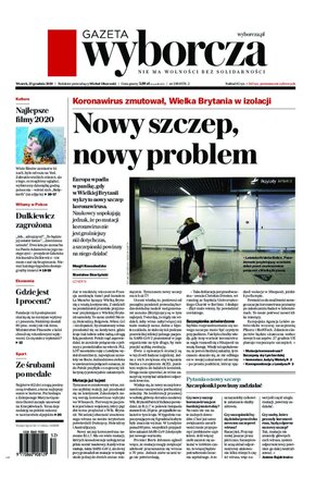 Gazeta Wyborcza Katowice 299/2020