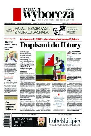 Gazeta Wyborcza Opole 156/2020