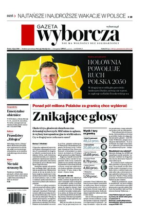 Gazeta Wyborcza Rzeszów 152/2020