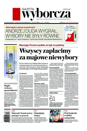 Gazeta Wyborcza Zielona Góra i Gorzów Wielkopolski 171/2020