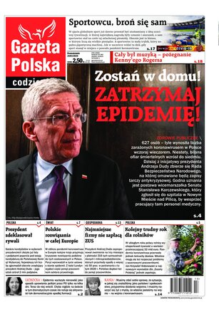 Gazeta Polska Codziennie 69/2020