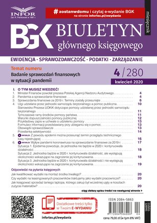 Biuletyn Głównego Księgowego 4/2020