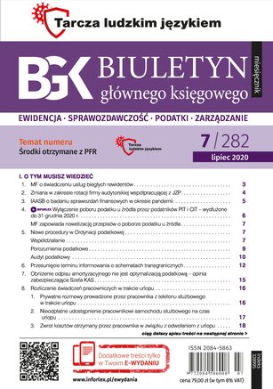 Biuletyn Głównego Księgowego 7/2020