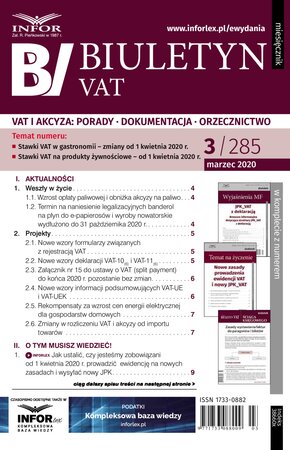 Biuletyn VAT 3/2020
