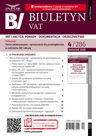Biuletyn VAT 4/2020