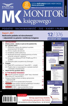 Monitor Księgowego 12/2020