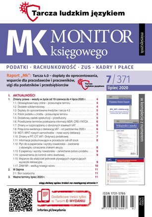 Monitor Księgowego 7/2020