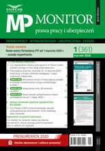Monitor Prawa Pracy i Ubezpieczeń 1/2020