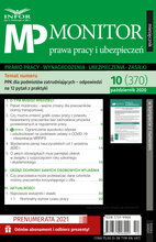 Monitor Prawa Pracy i Ubezpieczeń 10/2020