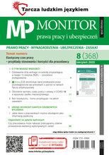 Monitor Prawa Pracy i Ubezpieczeń 8/2020