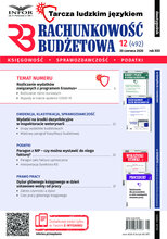 Rachunkowość Budżetowa 12/2020