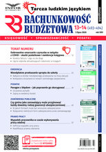 Rachunkowość Budżetowa 13-14/2020