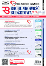 Rachunkowość Budżetowa 15-16/2020