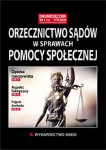 Orzecznictwo sądów w sprawach pomocy społecznej 3/2020