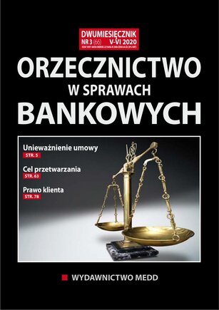 Orzecznictwo w sprawach bankowych 3/2020