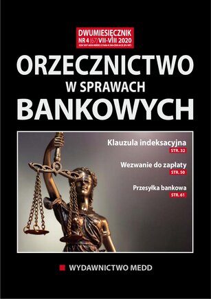 Orzecznictwo w sprawach bankowych 4/2020
