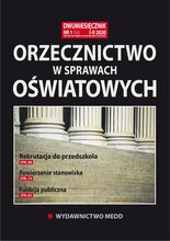 Orzecznictwo w sprawach oświatowych 1/2020