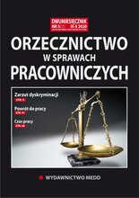 Orzecznictwo w sprawach pracowniczych 5/2020