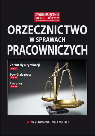 Orzecznictwo w sprawach pracowniczych 5/2020
