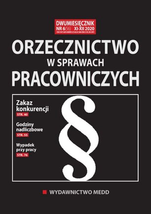 Orzecznictwo w sprawach pracowniczych 6/2020