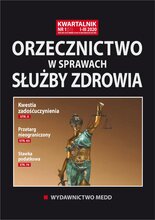 Orzecznictwo w sprawach służby zdrowia 1/2020
