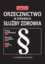 Orzecznictwo w sprawach służby zdrowia 3/2020