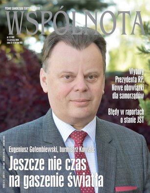 Pismo Samorządu Terytorialnego WSPÓLNOTA 12/2020