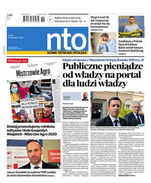 Nowa Trybuna Opolska 294/2020