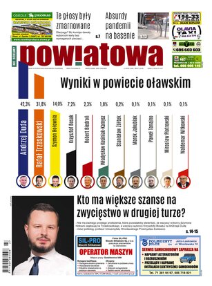 Gazeta Powiatowa - Wiadomości Oławskie 27/2020