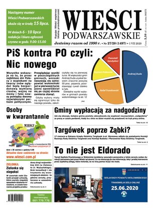 Wieści Podwarszawskie 27-28/2020