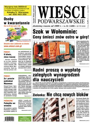 Wieści Podwarszawskie 31/2020