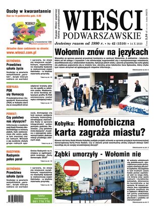 Wieści Podwarszawskie 42/2020