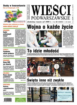 Wieści Podwarszawskie 45/2020
