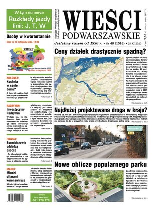 Wieści Podwarszawskie 48/2020