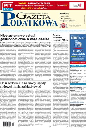 Gazeta Podatkowa 10/2020