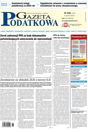 Gazeta Podatkowa 101/2020