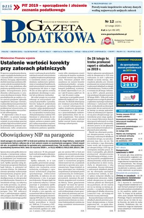 Gazeta Podatkowa 12/2020