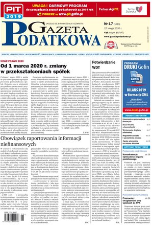Gazeta Podatkowa 17/2020