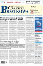 Gazeta Podatkowa 18/2020