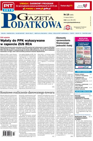 Gazeta Podatkowa 19/2020