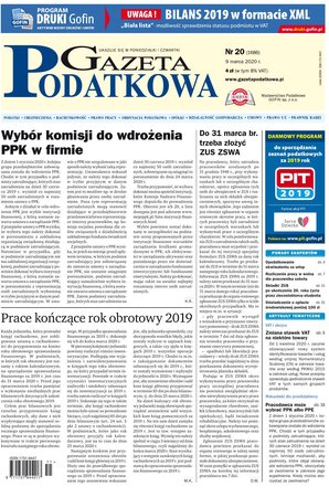 Gazeta Podatkowa 20/2020