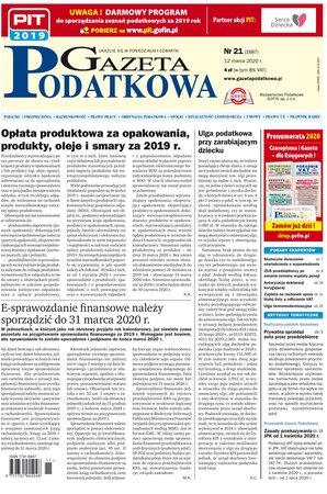 Gazeta Podatkowa 21/2020