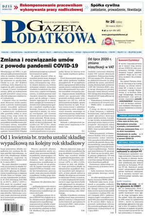 Gazeta Podatkowa 26/2020