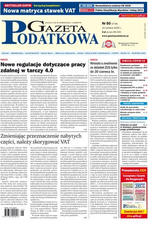Gazeta Podatkowa 50/2020
