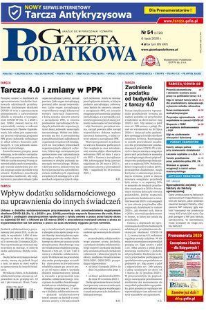 Gazeta Podatkowa 54/2020