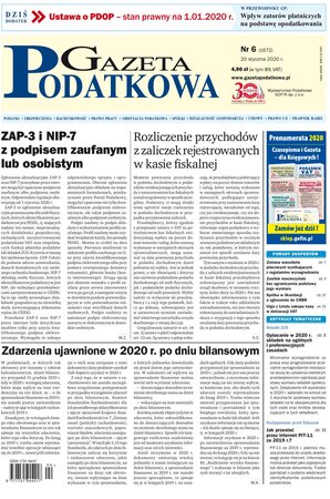 Gazeta Podatkowa 6/2020