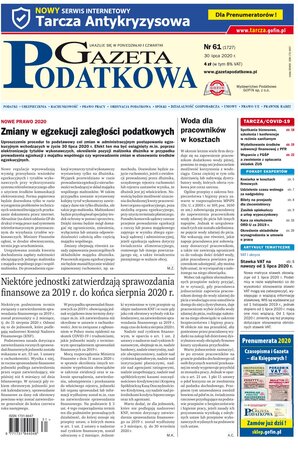 Gazeta Podatkowa 61/2020
