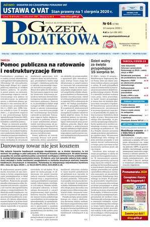 Gazeta Podatkowa 64/2020