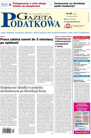 Gazeta Podatkowa 65/2020
