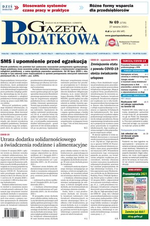 Gazeta Podatkowa 69/2020
